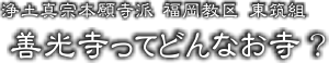 ○○寺ってどんなお寺？